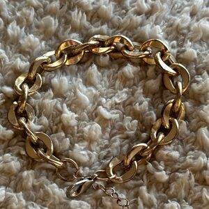 Vintage Gold Chain Bracelet
